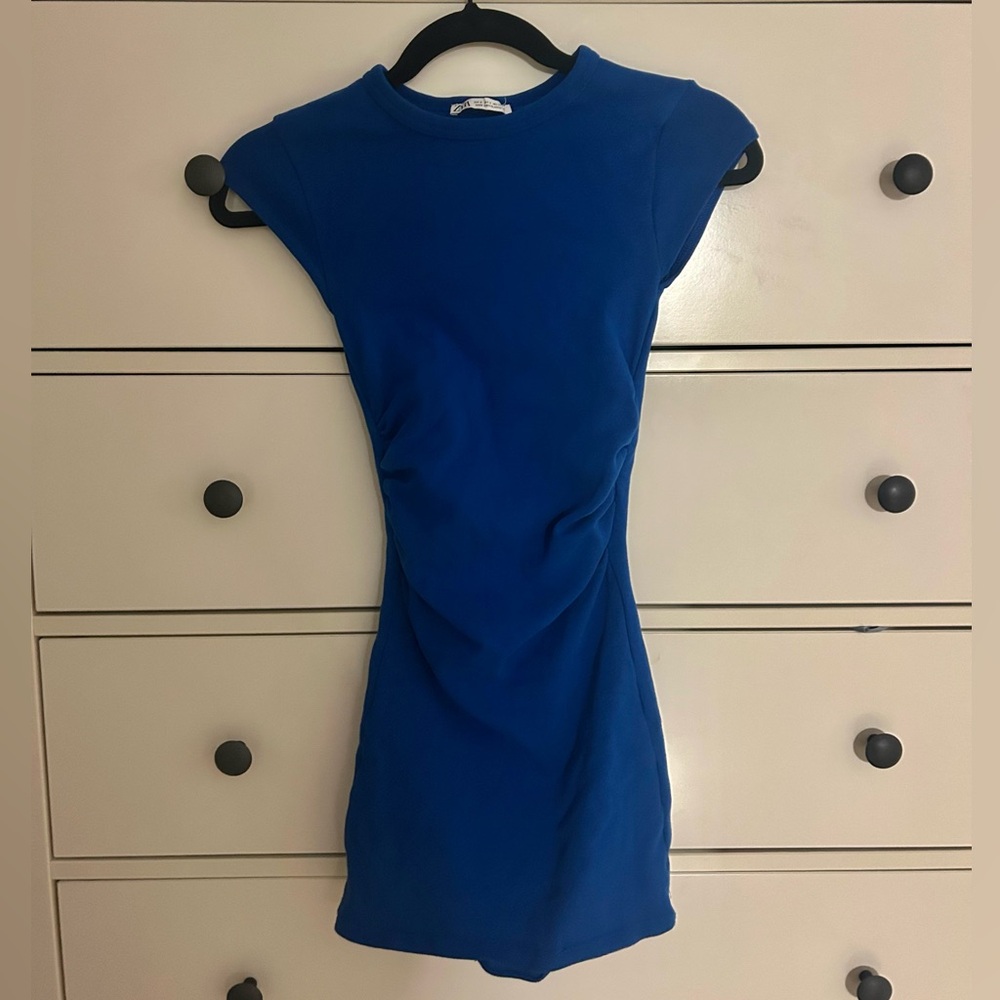Zara Blue Mini Dress